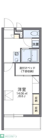 レオパレスメイプルヒルズの物件間取画像